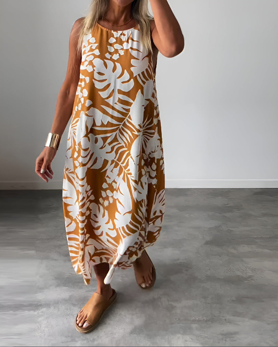 Felicity | Women's Sleeveless Draped Elegant Dress Evening