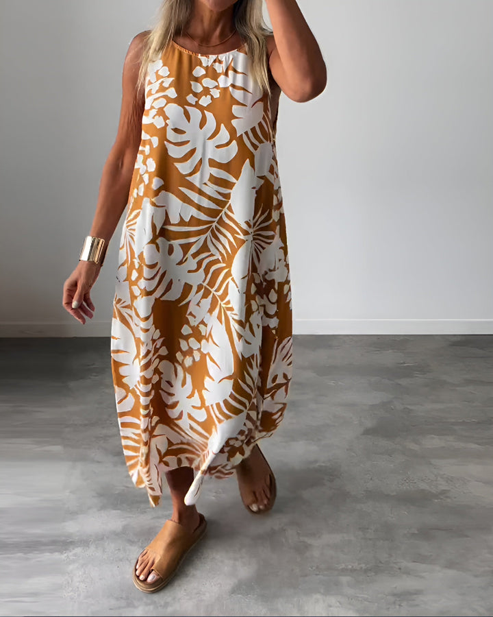 Felicity | Women's Sleeveless Draped Elegant Dress Evening