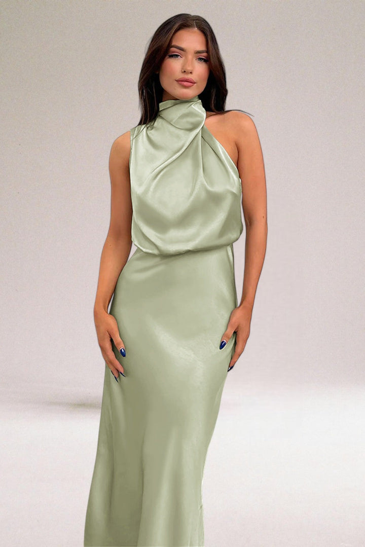 Giselle™ | Elegant Halter Neck Dress
