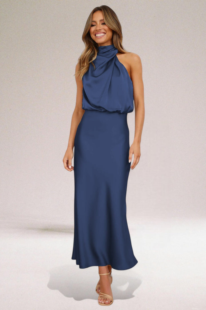 Giselle™ | Elegant Halter Neck Dress