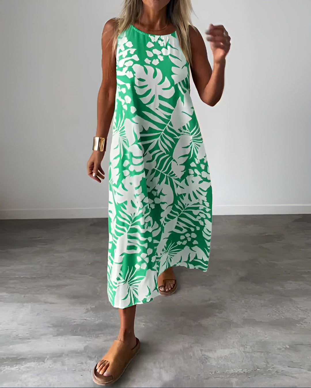 Felicity | Women's Sleeveless Draped Elegant Dress Evening
