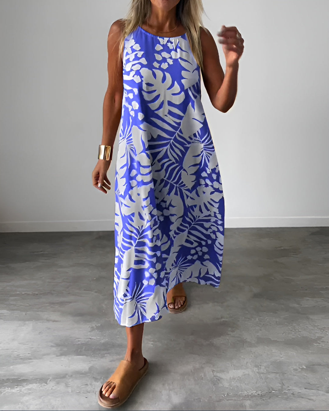 Felicity | Women's Sleeveless Draped Elegant Dress Evening