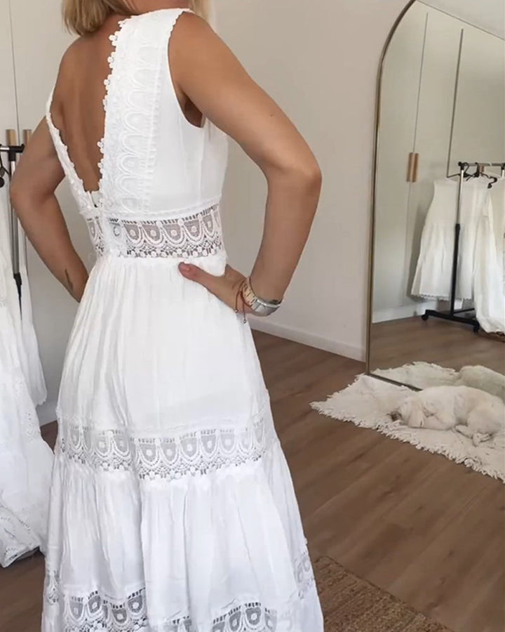 Liberty | Women's Wrap Boho Flowy Draped Dress