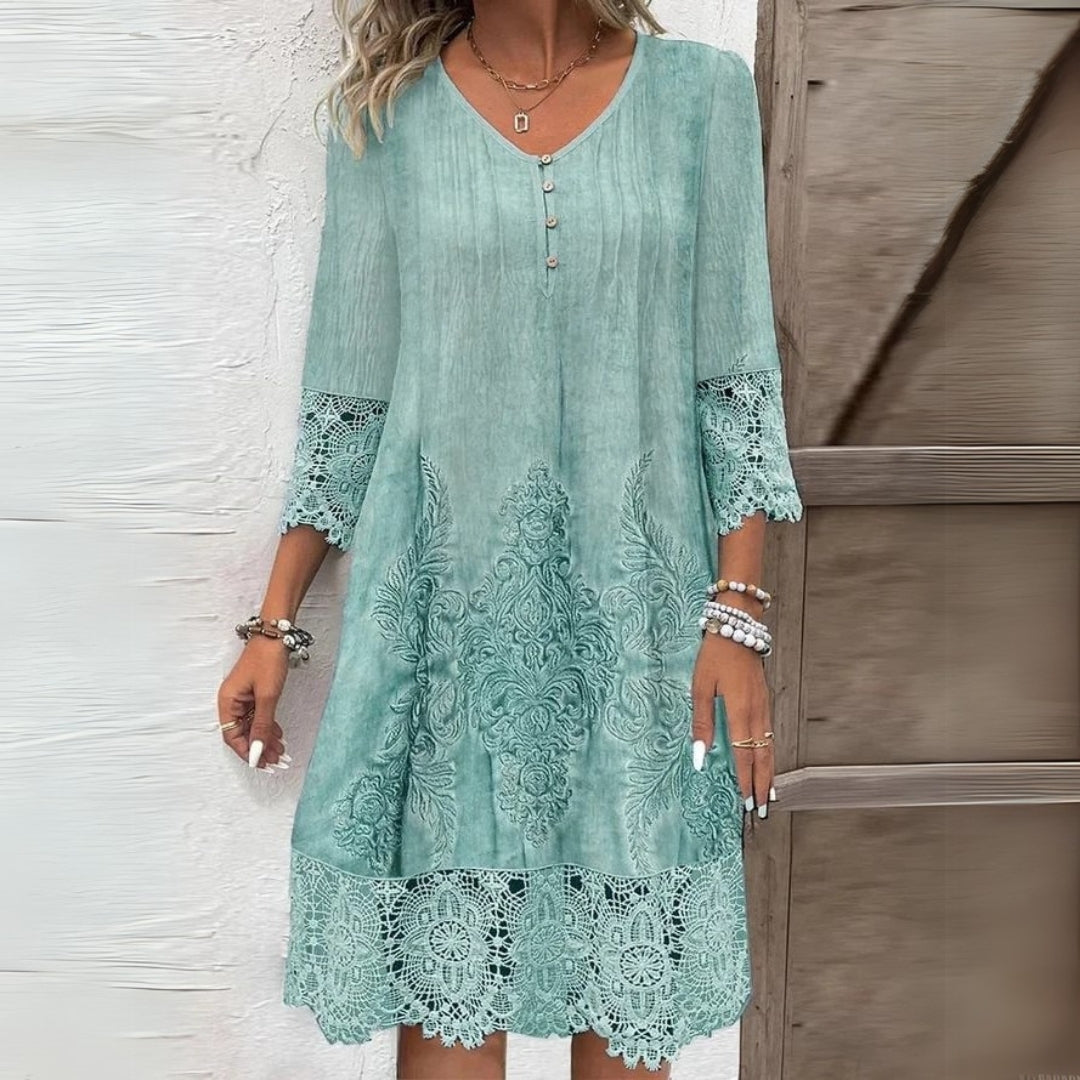 Jenna™ | Floral Midi Dress