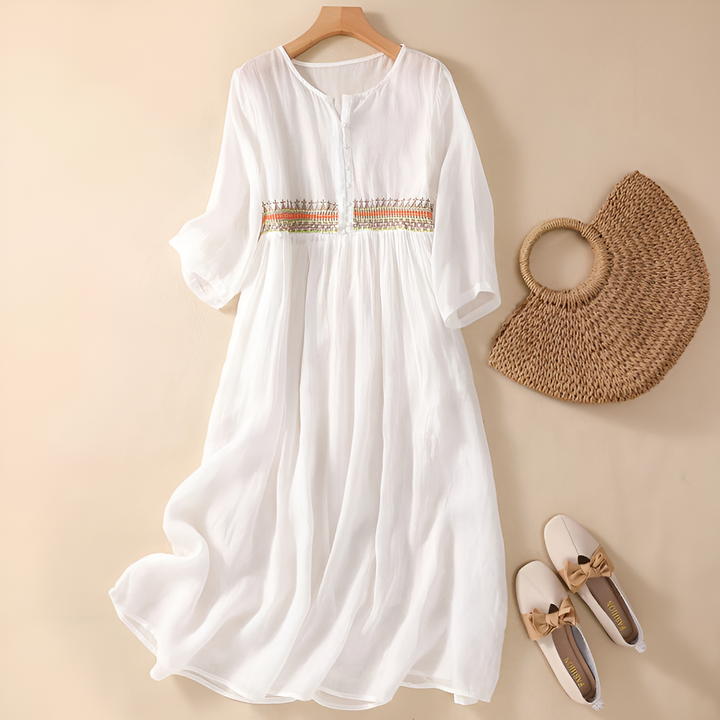 Kathy™ | Pattern Midi Dress