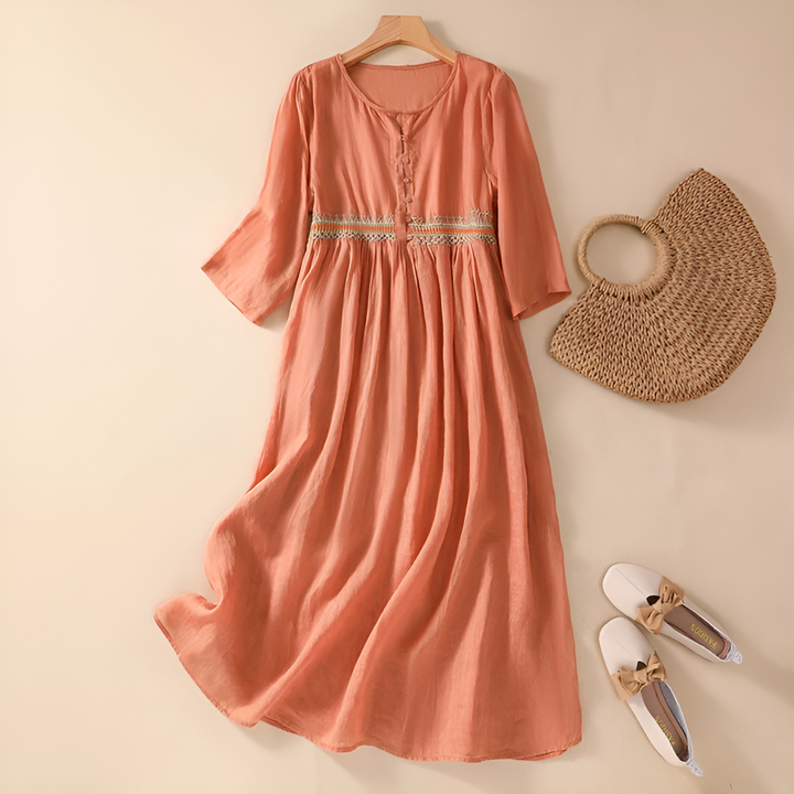 Kathy™ | Pattern Midi Dress
