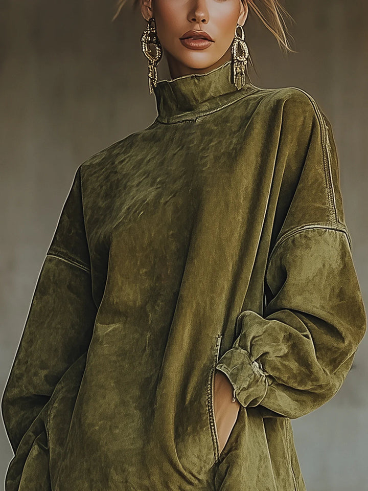 Alexandra™ | Cozy Fringe Dress