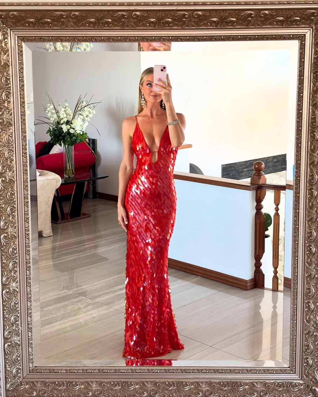 Holly | Women's Wedding Guest Sequin Backless Dress
