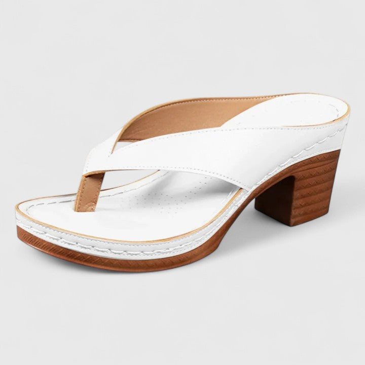 Anastasia | Women's Thong Block Heel Sandals