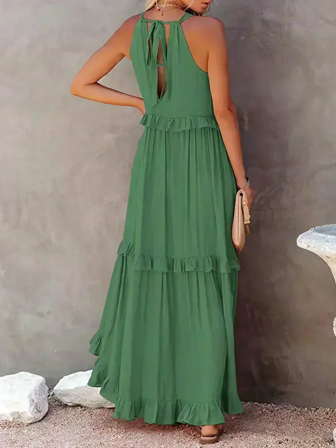 Courtney™ | Elegant Sleeveless Dress with Ruffles