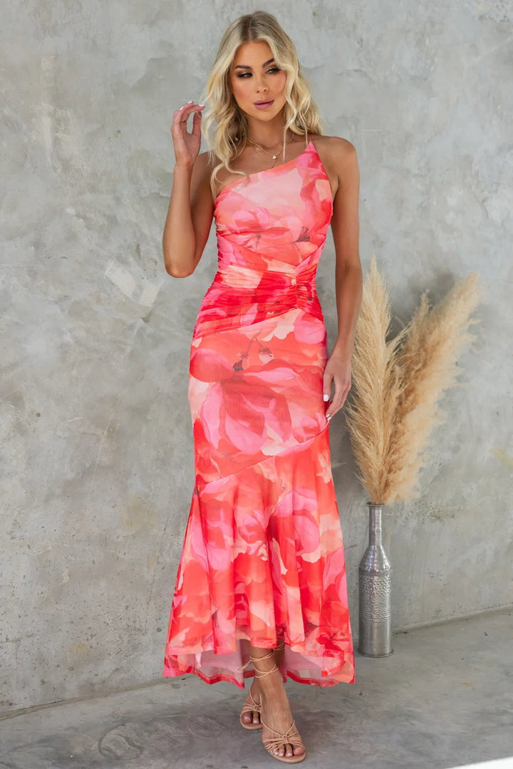 Margaux | Women's Wedding Guest Pleated Dress Evening