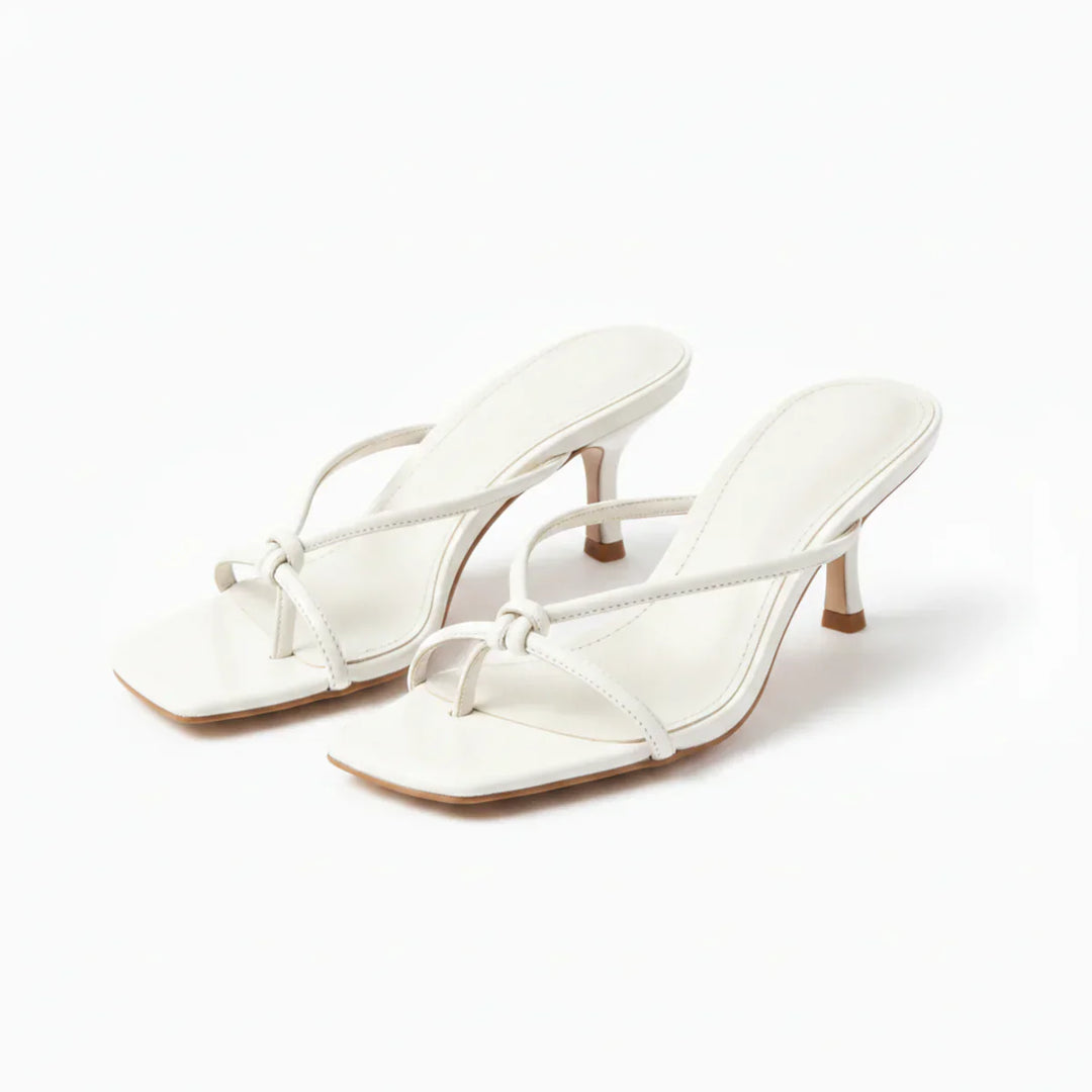 Raven | Women's Strappy Square Toe Block Heel Sandals