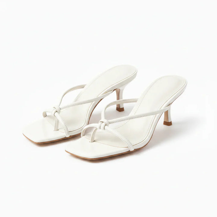 Raven | Women's Strappy Square Toe Block Heel Sandals