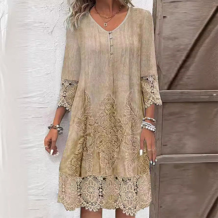 Jenna™ | Floral Midi Dress