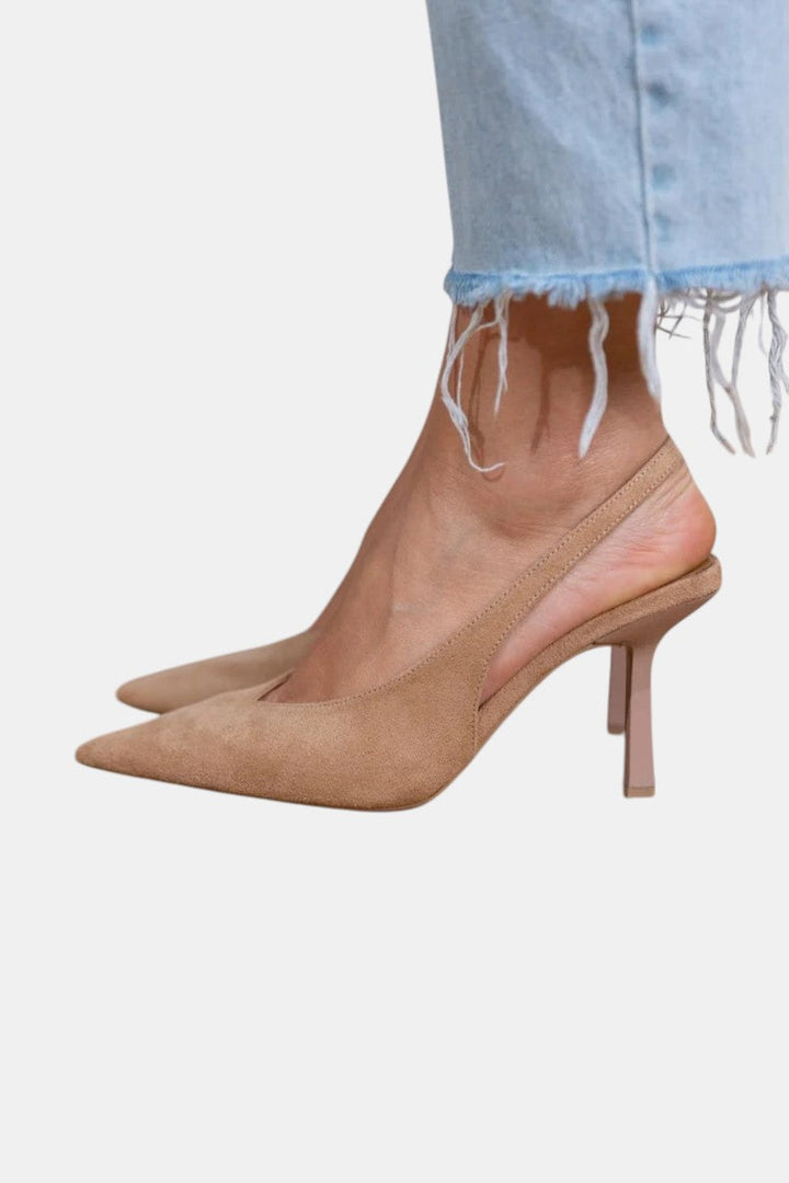 Vesper | Women's Pointed Toe Slingback Heels