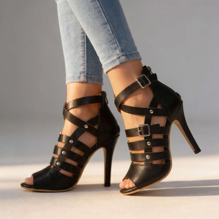 Xanthe | Women's Gladiator Stiletto Heeled Sandal